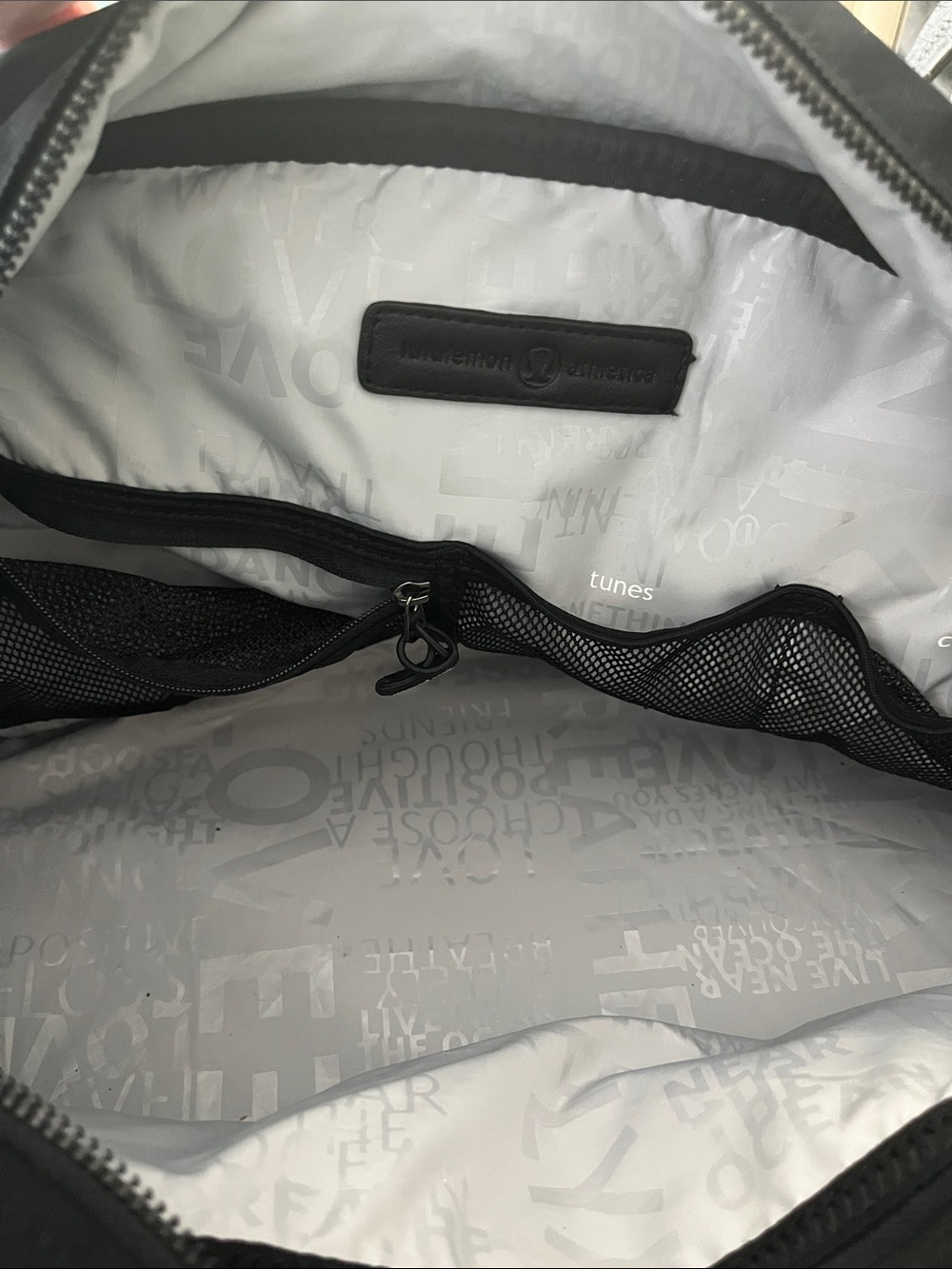 lululemon athletica Black Quilted Duffel Bag - Picture 3 of 6